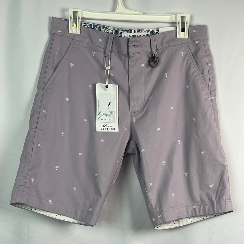 Men's Lavender Printed Shorts